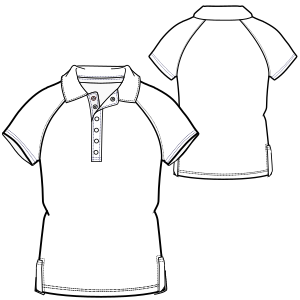Fashion sewing patterns for LADIES T-Shirts Polo T-Shirt 9247